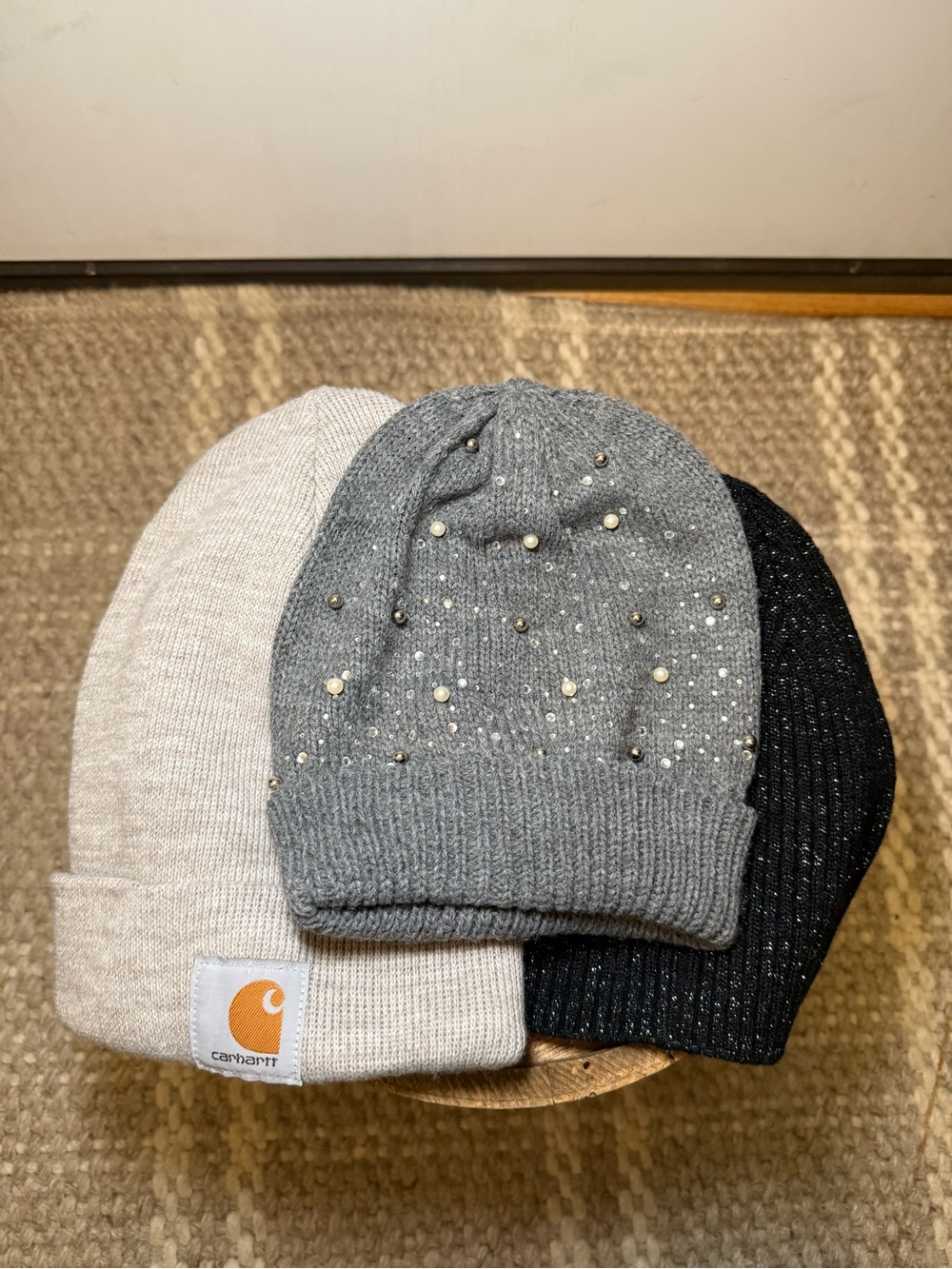 Beanie Bundle - Carhartt, Maurice’s Bedazzled, & Wild Fable Sparkly Beanies